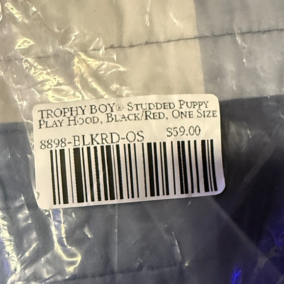 Andrew Christian Black and Red Pup Mask Cos Play - Picture 2 of 5